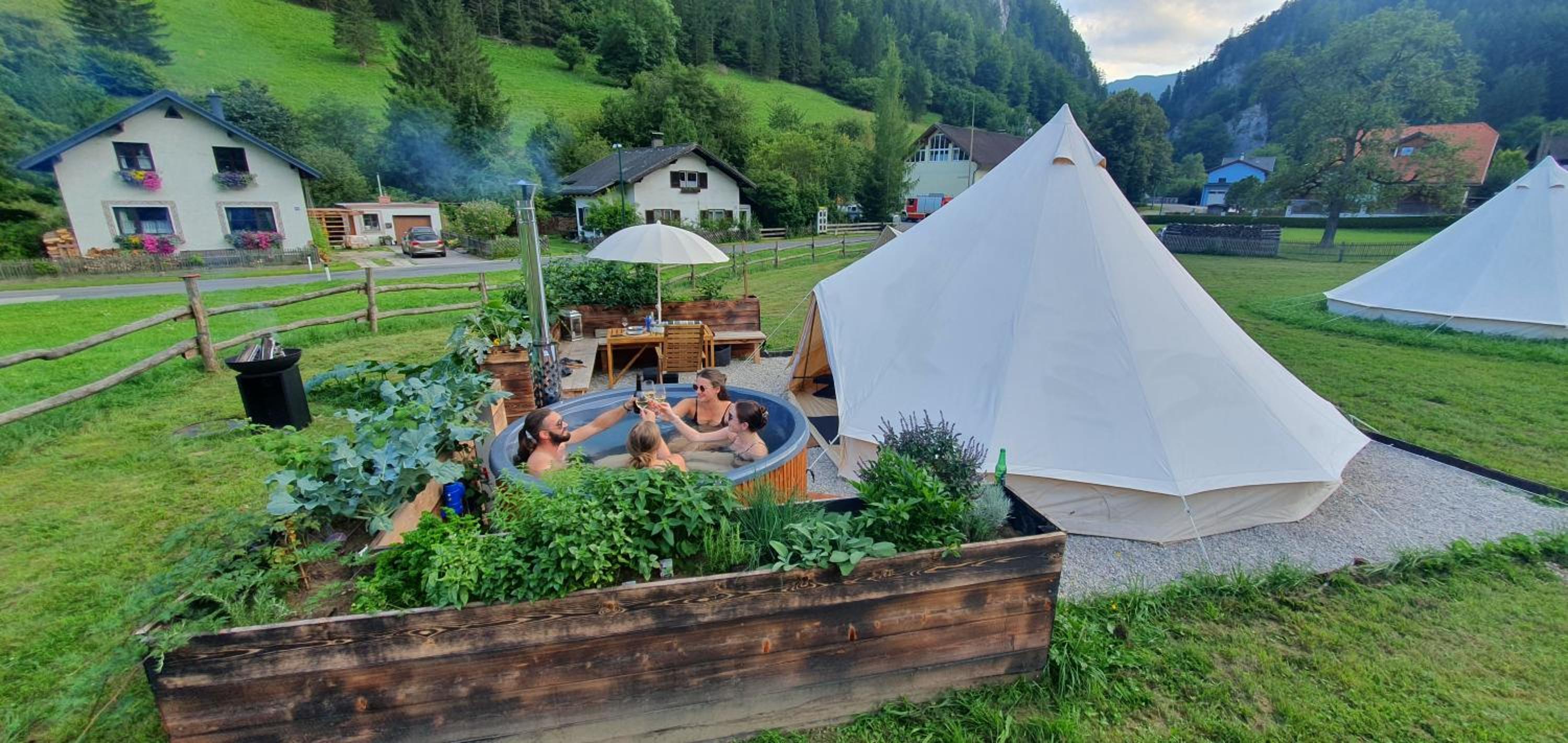 Wild Glamping in the Vienna Alps