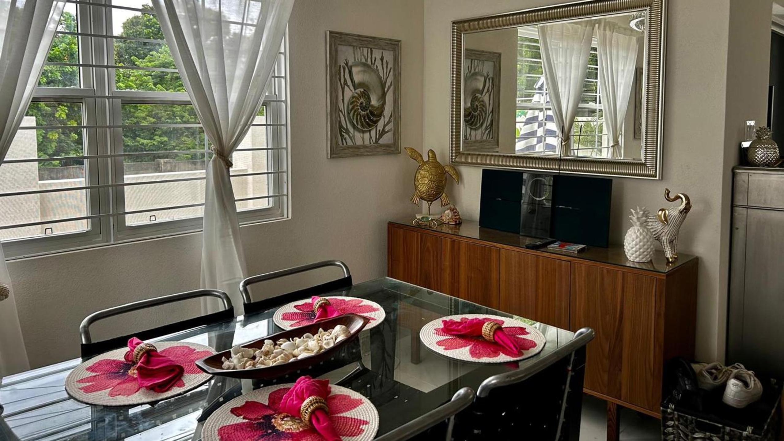 Kick back and relax in this calm, stylish space
