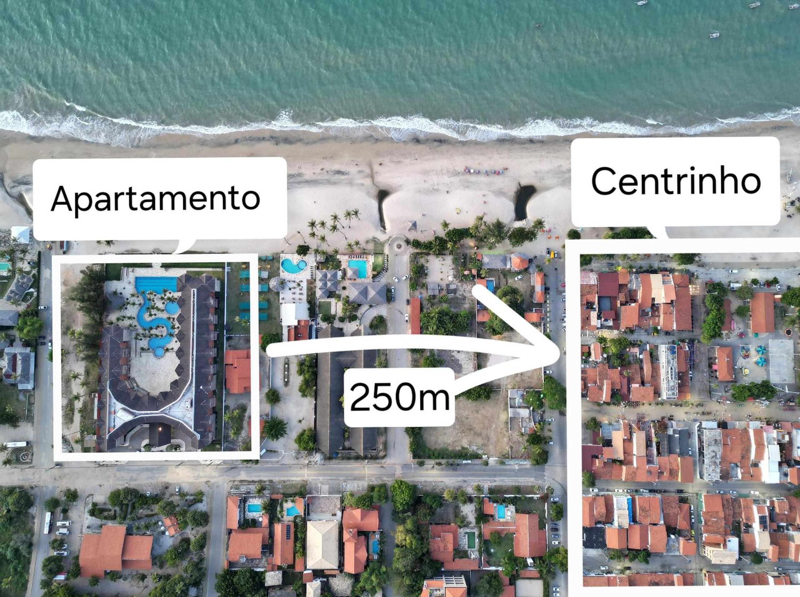 [KaririBeach319] Incrível Flat 2qts à beira-mar