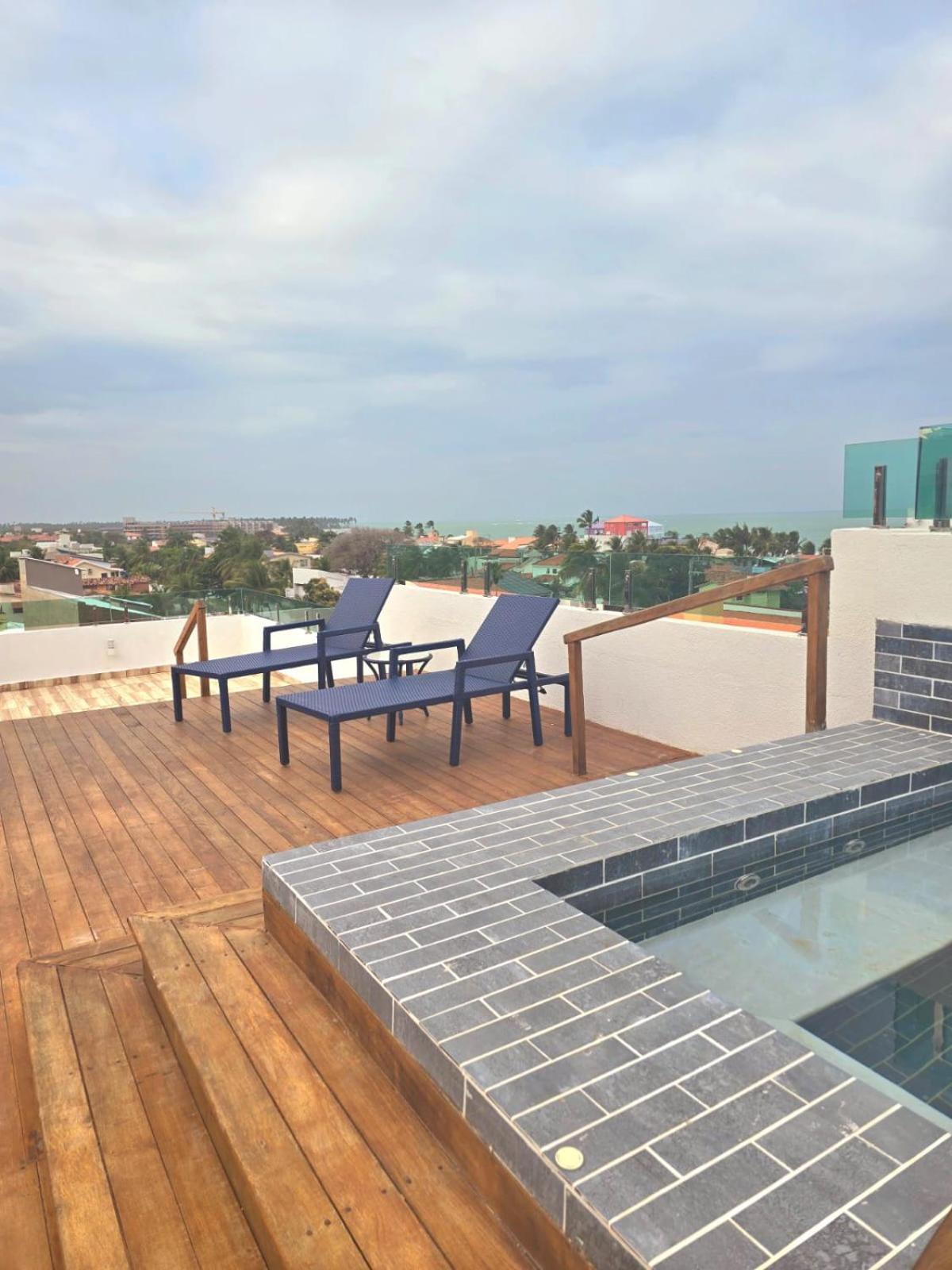 Apartamento grande de 3 quartos, a 120m das piscinas naturais de Tamandaré, a 1km do Aquaventura e a 1km da Vila Padre Arlindo