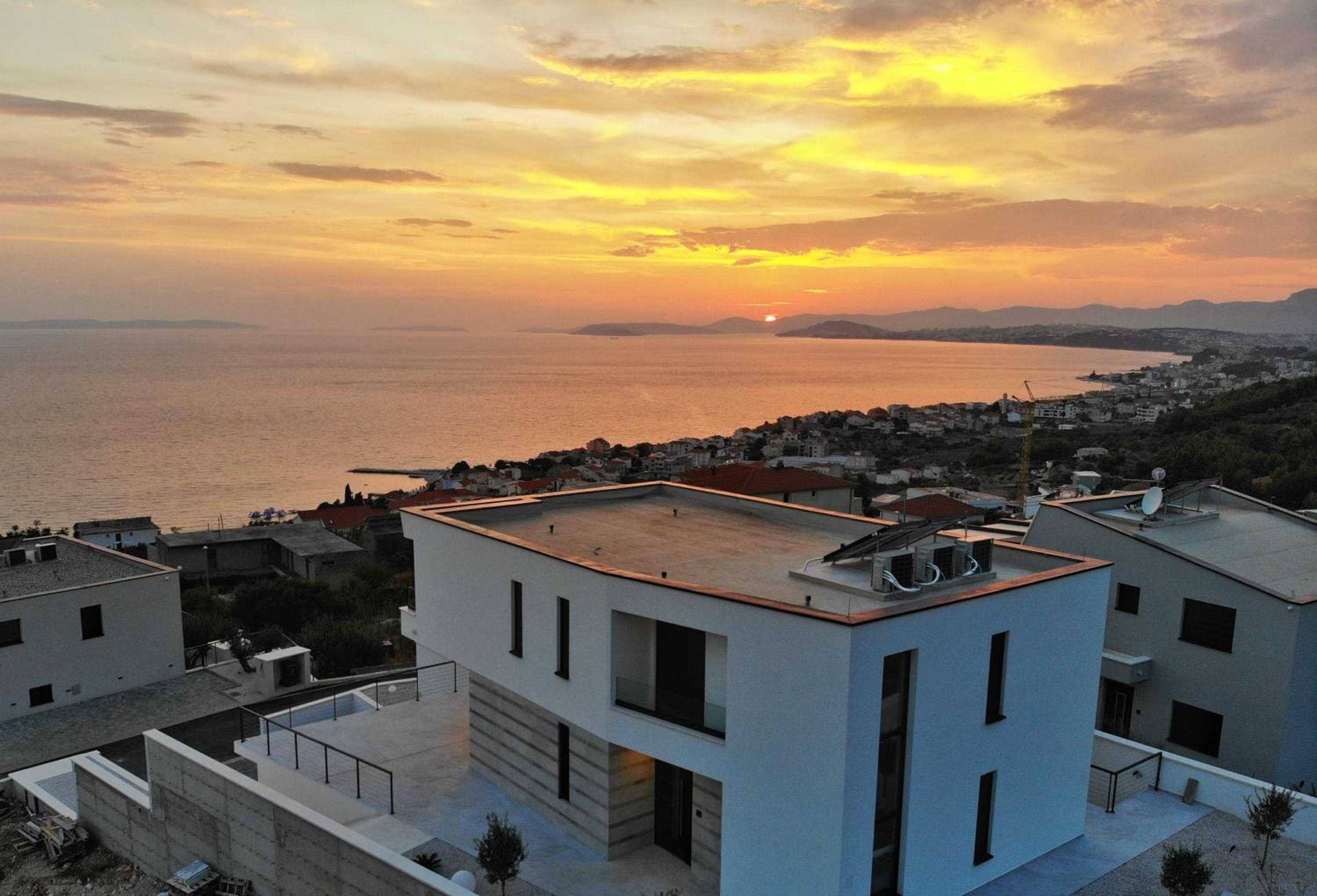 Villa White a brand new villa with heated pool view 2