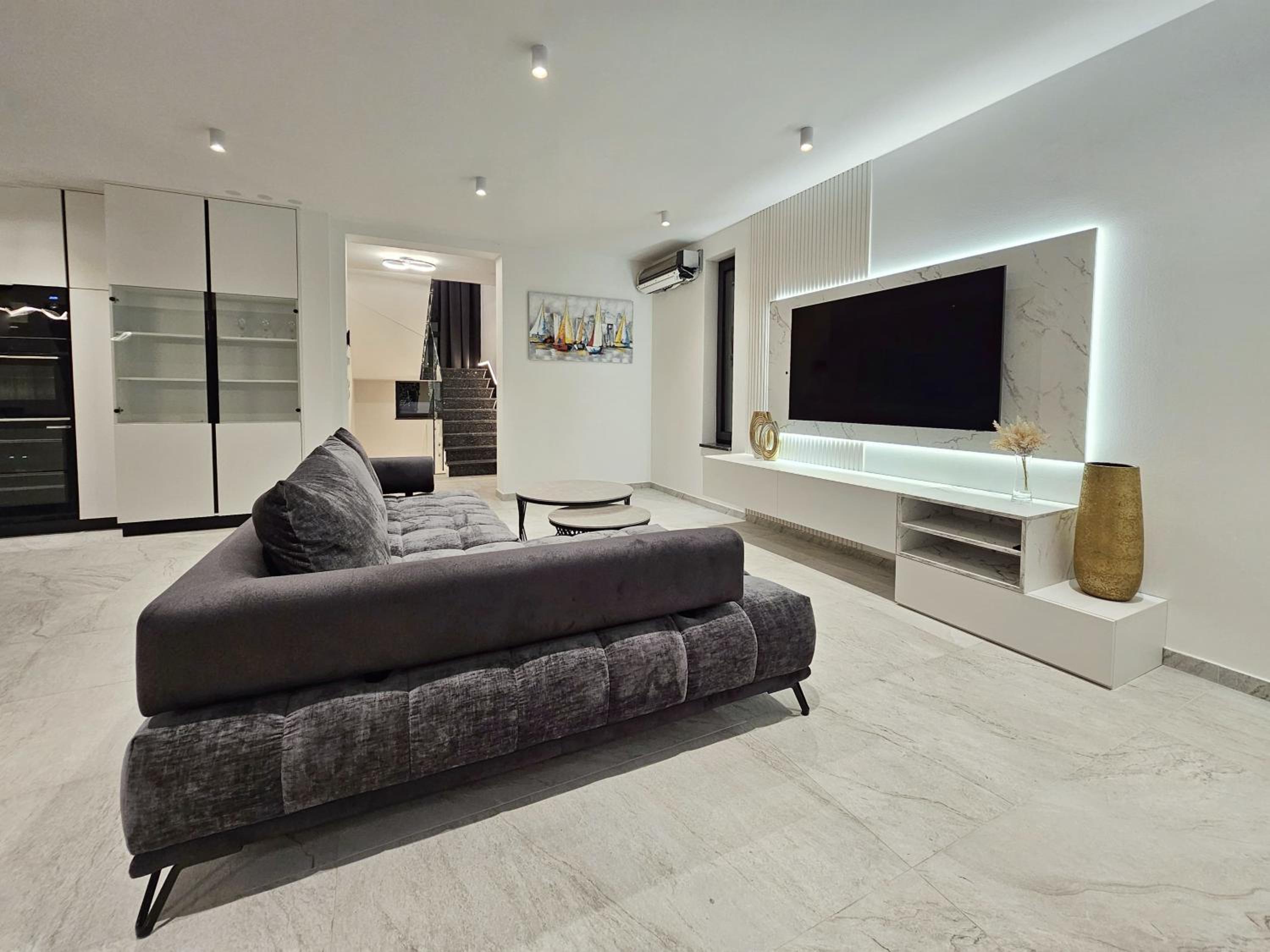 Villa White a brand new villa with heated pool view 3