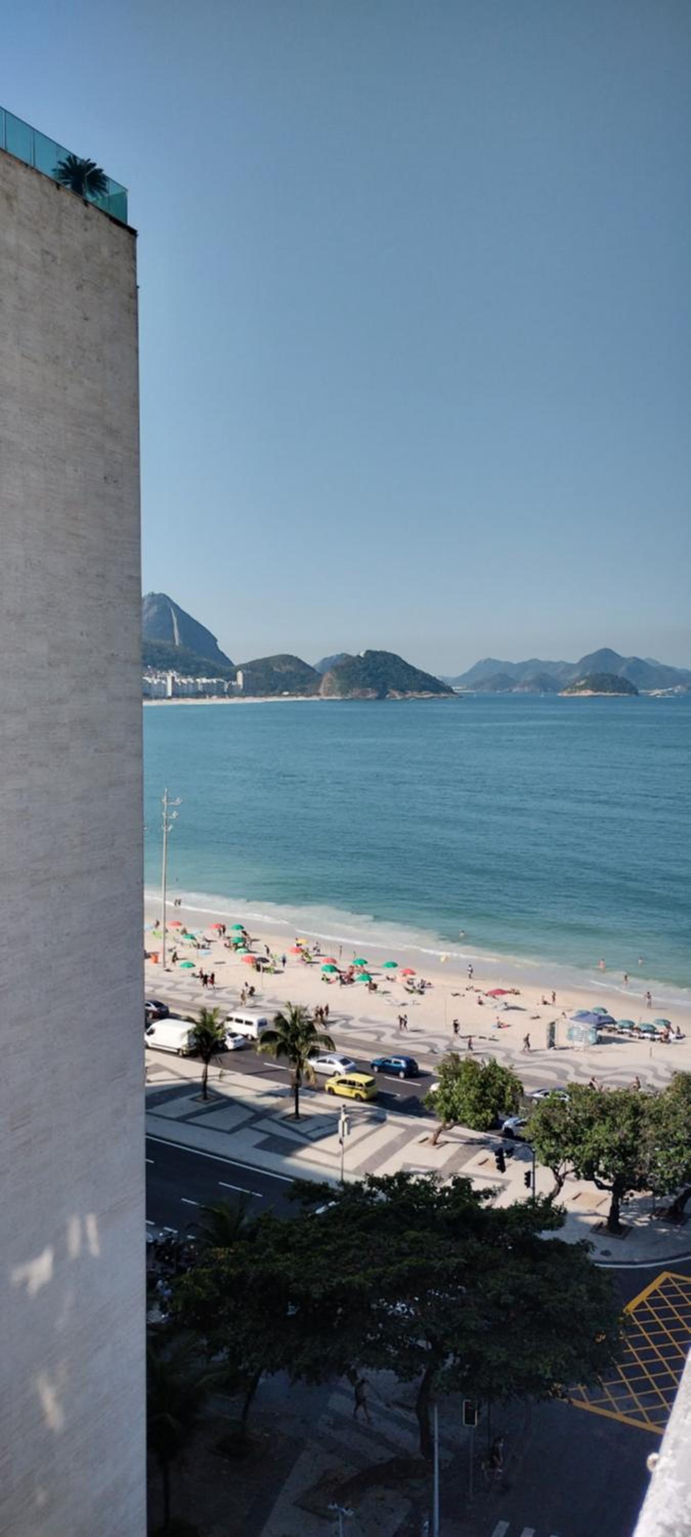 Vista Praia de Copacabana Quarto Lilas 101