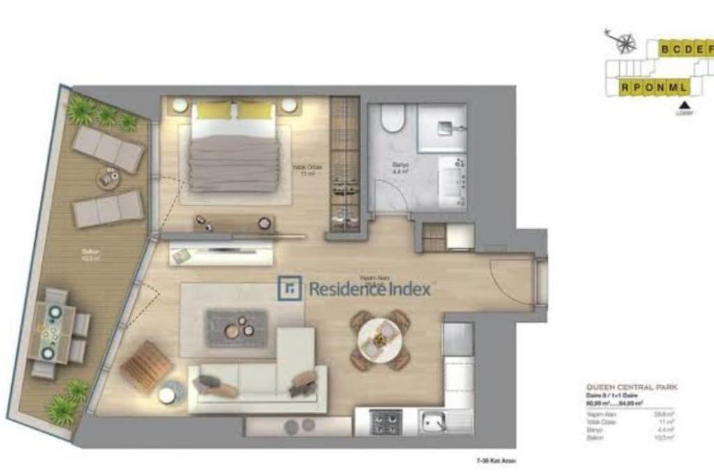 Live lavishly balcony 30 plus floor