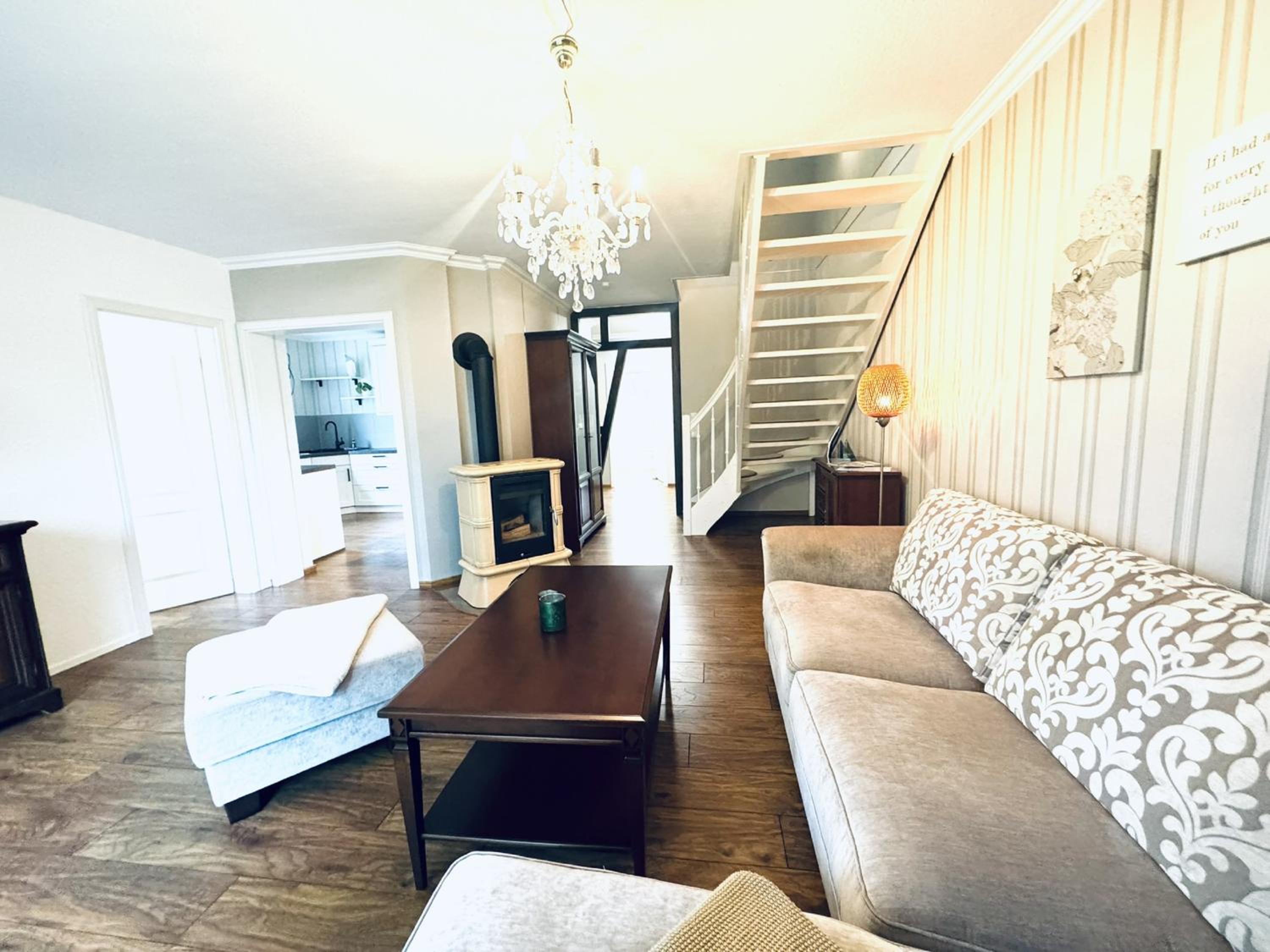 F-1112 Ferienwohnung Lobbe FeWo 01 strandnah, Garten