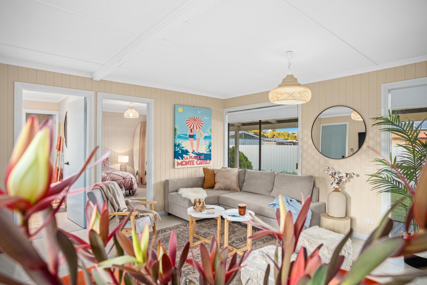 Exclusive Boho beach house on a large fenced block