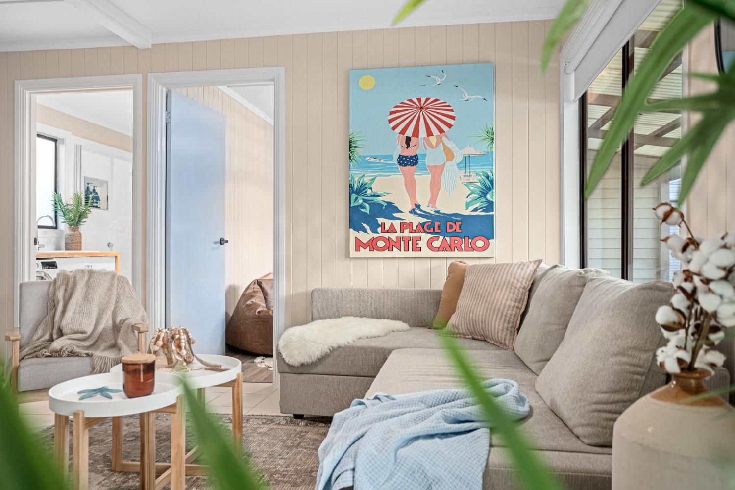 Exclusive Boho beach house on a large fenced block