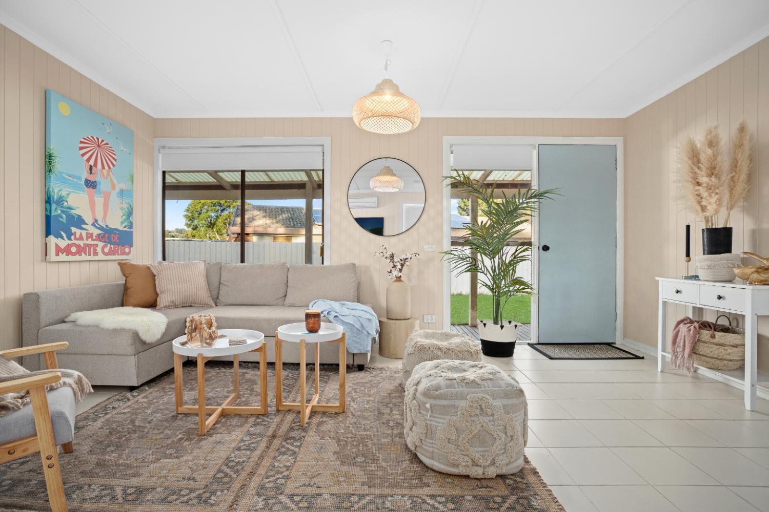 Exclusive Boho beach house on a large fenced block