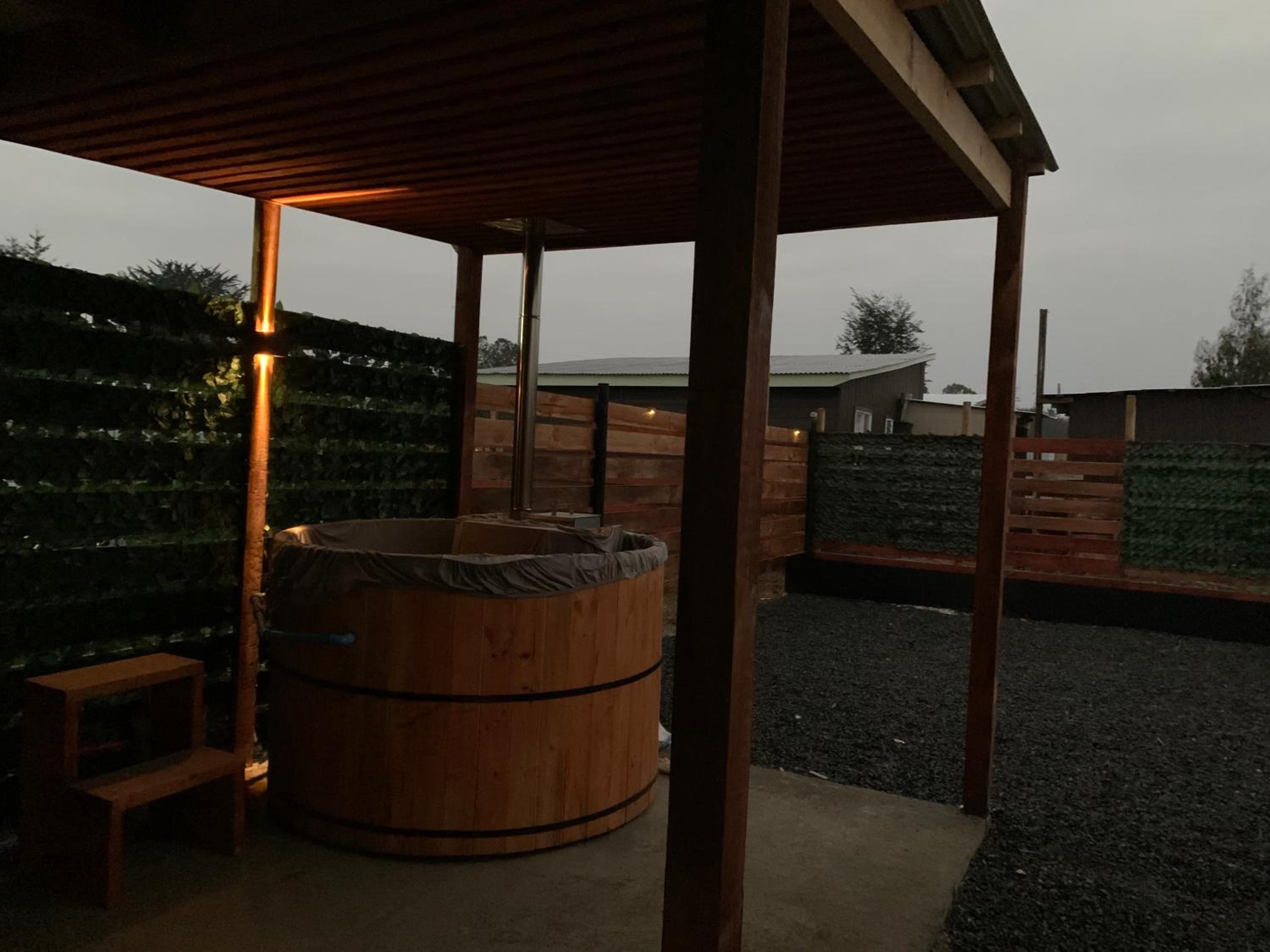 Cabaña con tinaja puerto nuevo