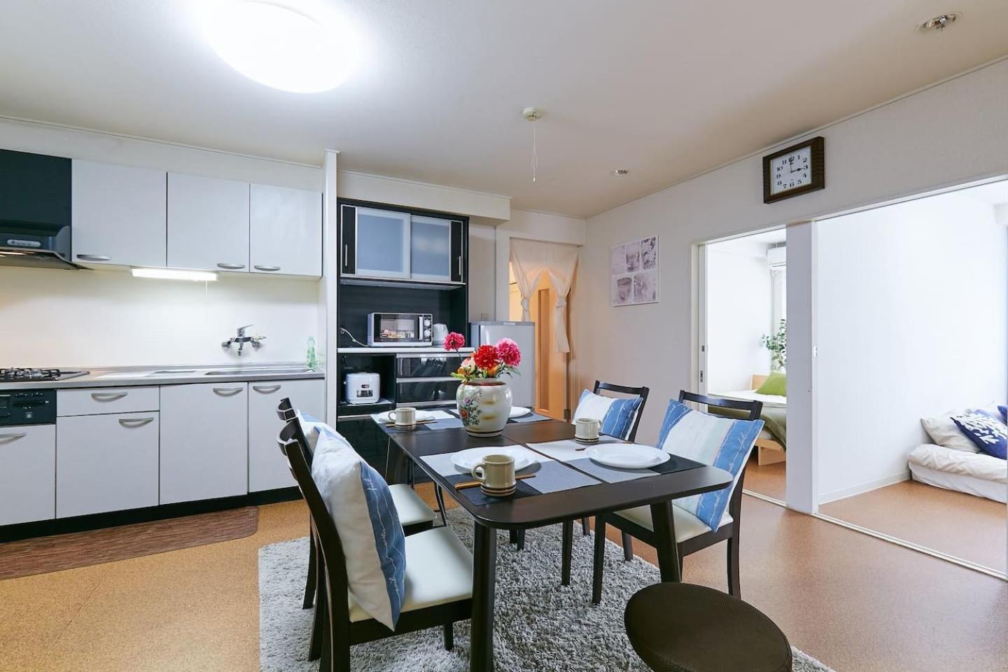 M-Haneda Lex Apartment 137sqm 3BDR Max24 PPL 1min from Sta FreeParking