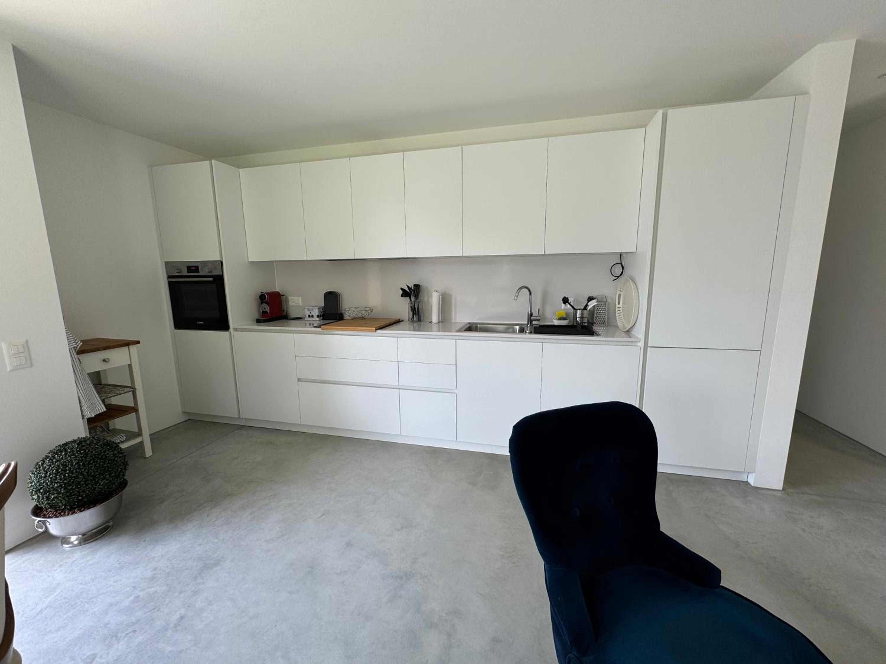 Neue Gartenwohnung mit Sicht auf den Luganersee