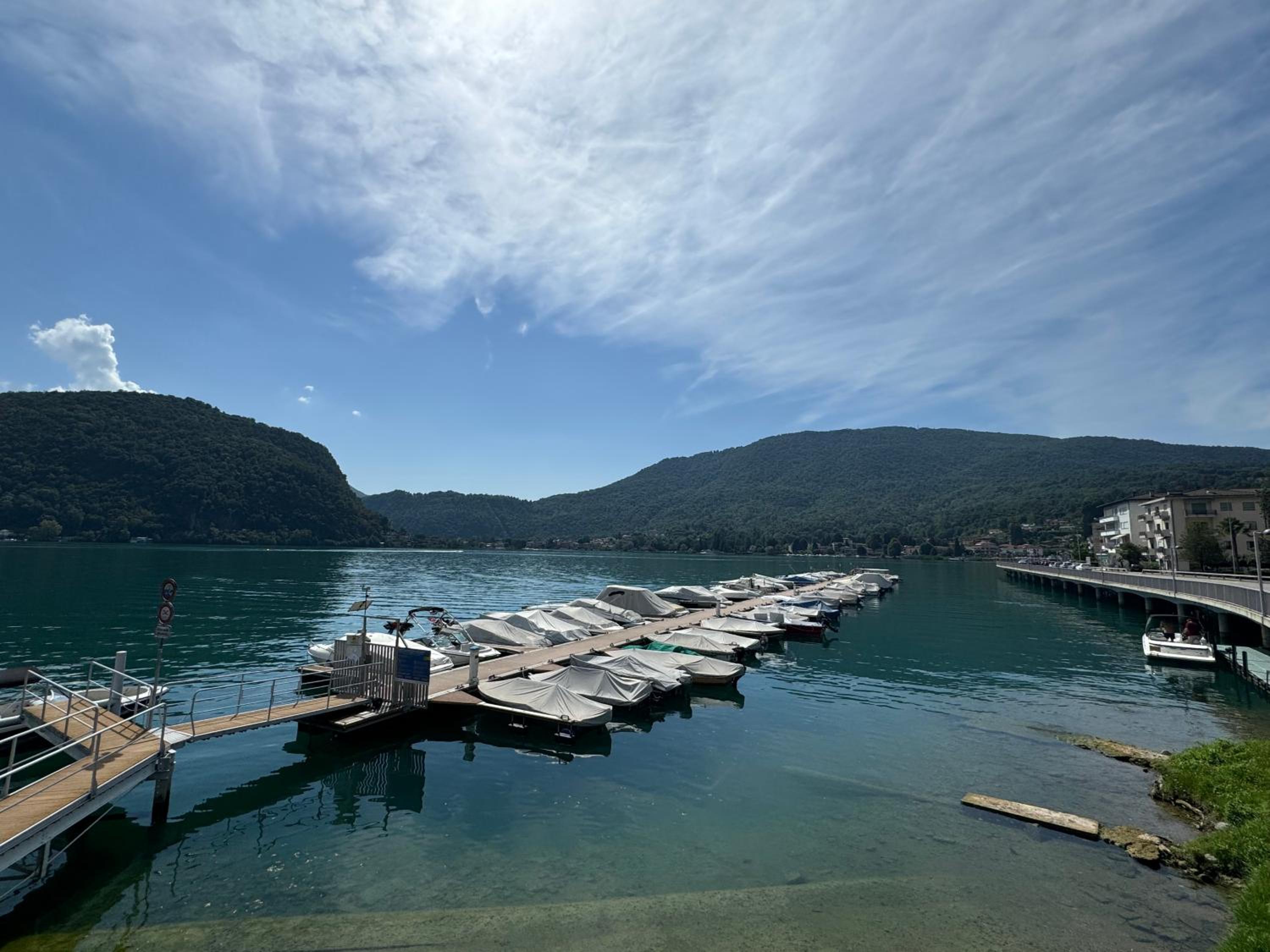 Neue Gartenwohnung mit Sicht auf den Luganersee