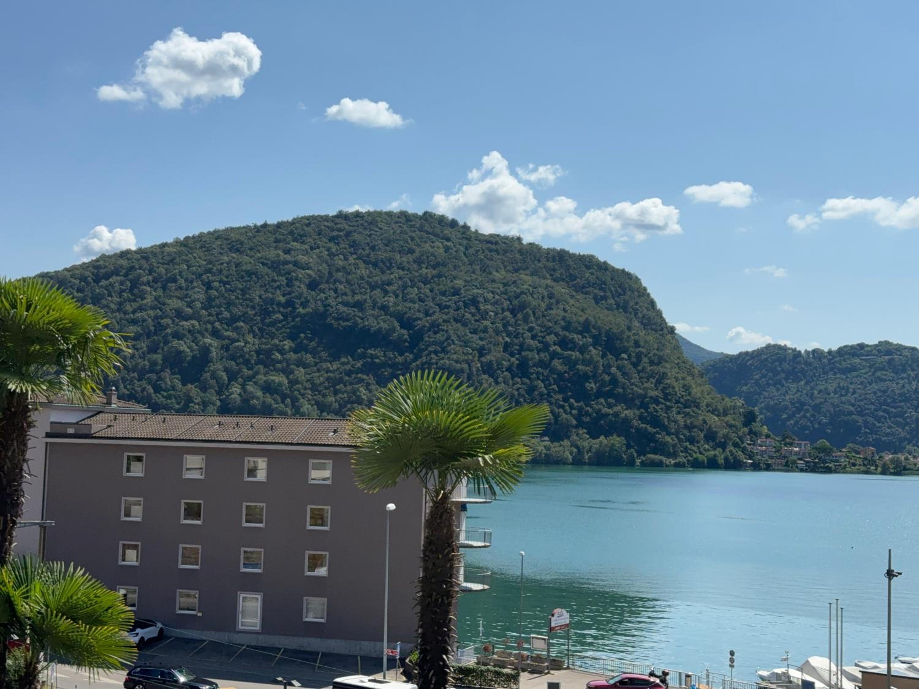 Neue Gartenwohnung mit Sicht auf den Luganersee