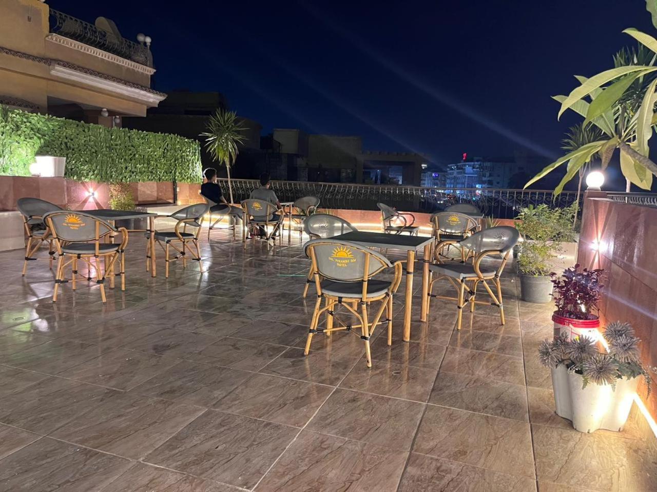 Sol Pyramids Rooftop View Giza