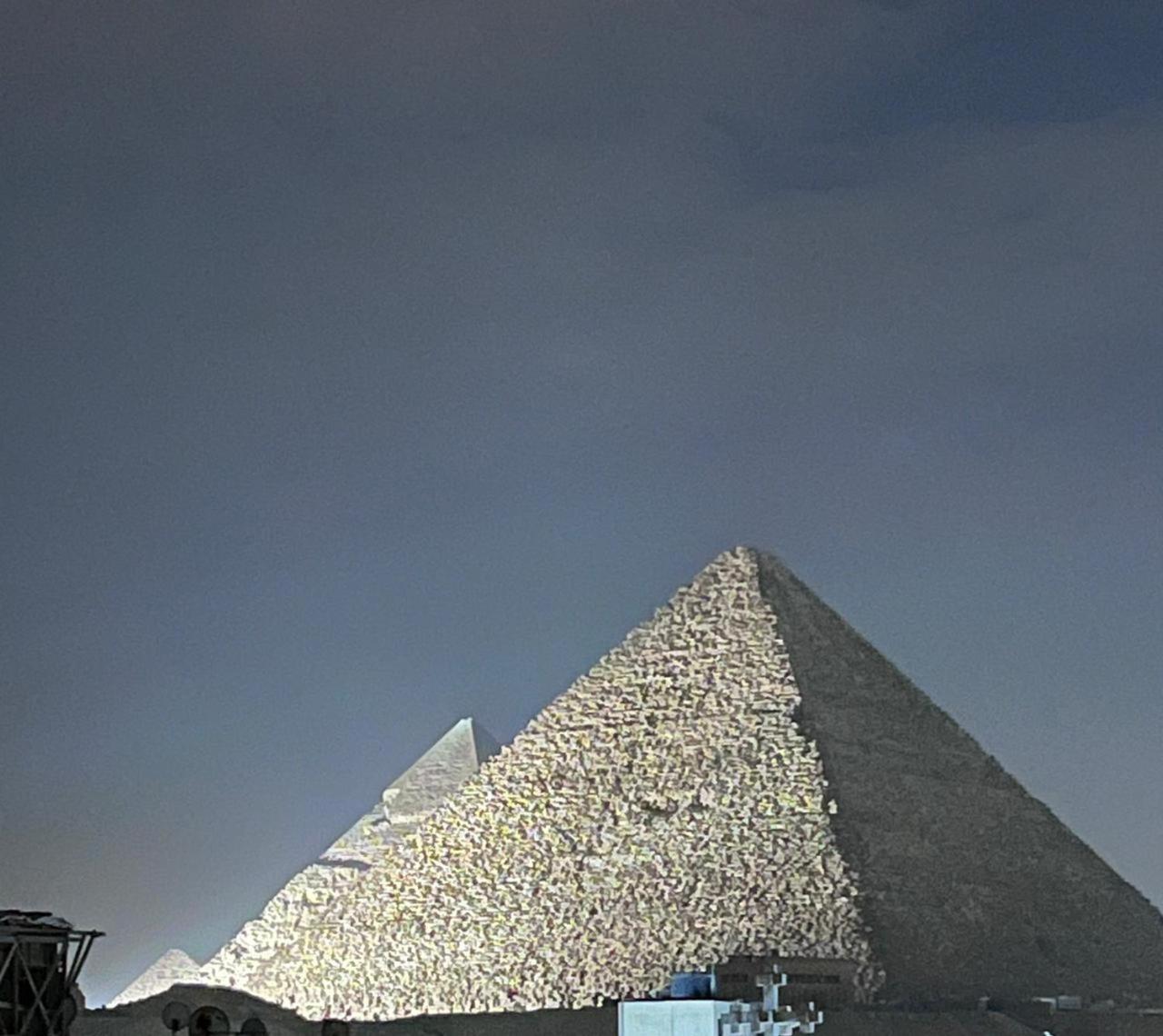 Sol Pyramids Rooftop View Giza