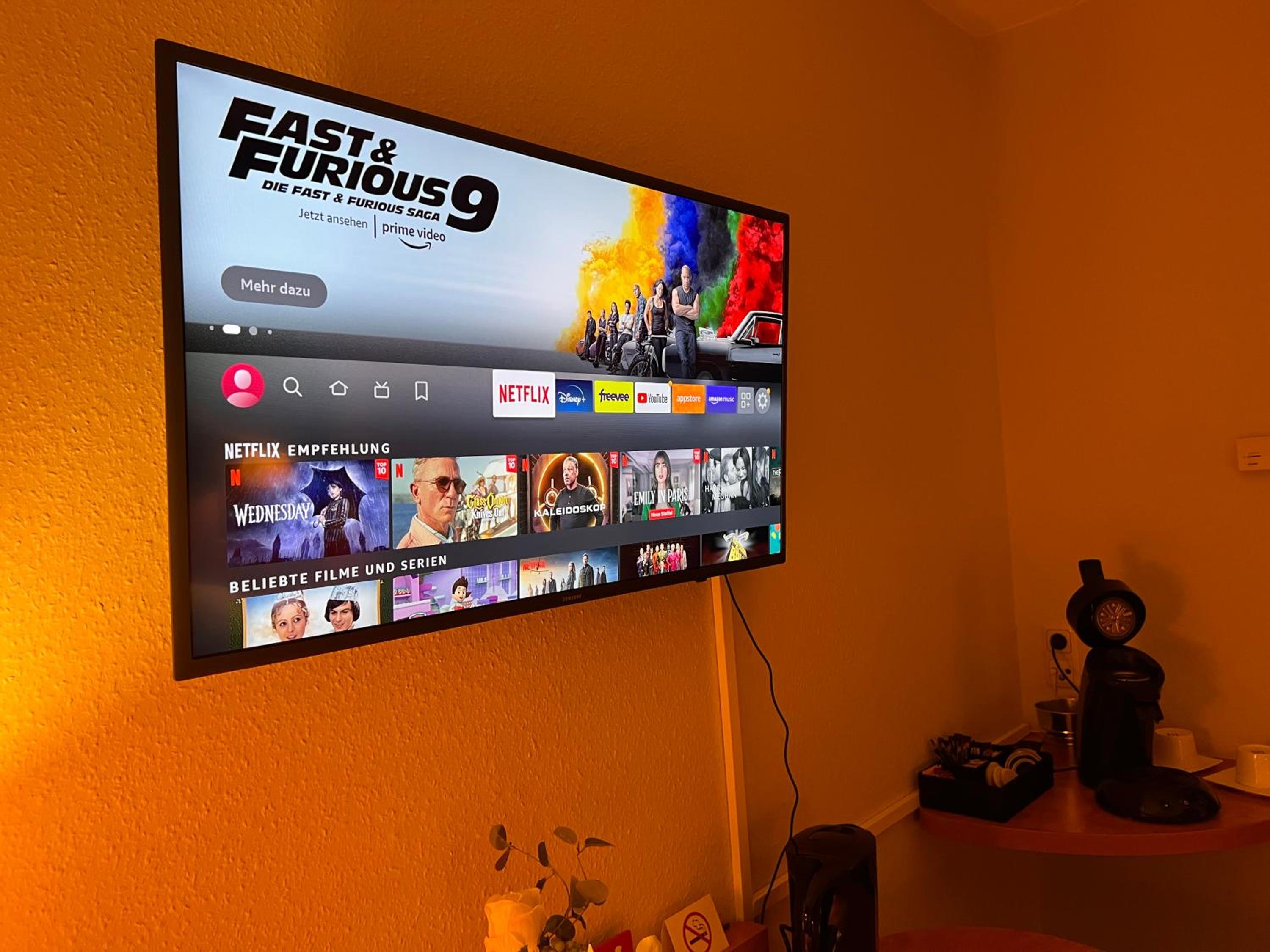 Nähe Frankfurt Messe mit Netflix und Balkon