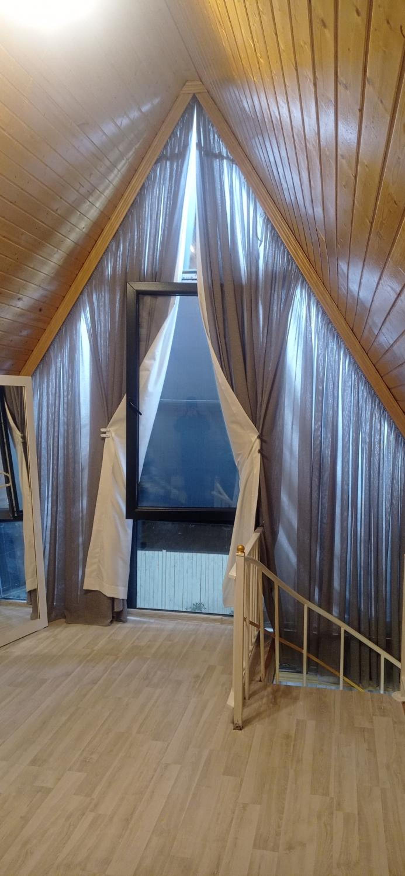 Guba A-frame near forest & lake