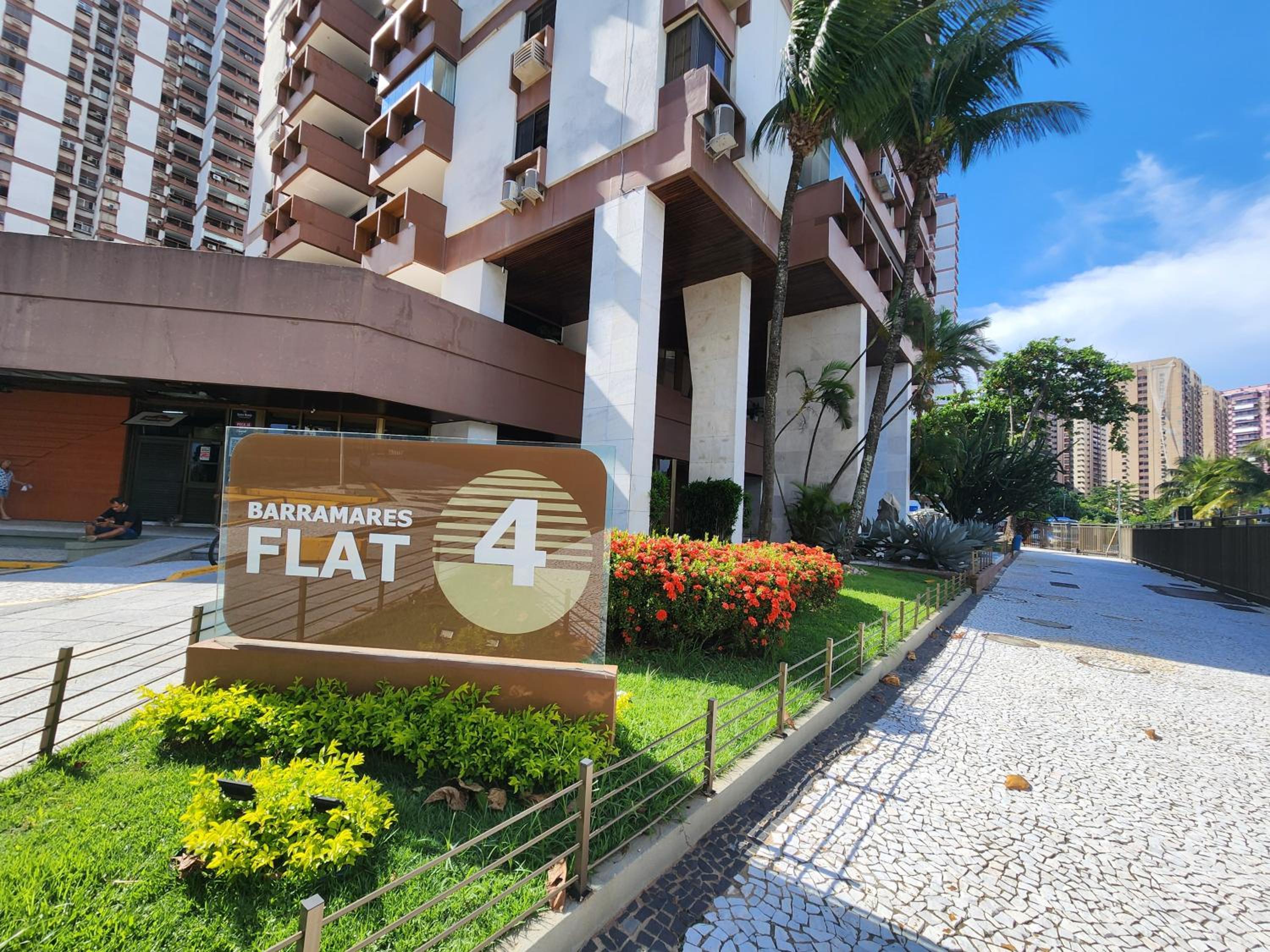 Apartamento Vista Mar Barramares Flat Praia Barra da Tijuca - Novo