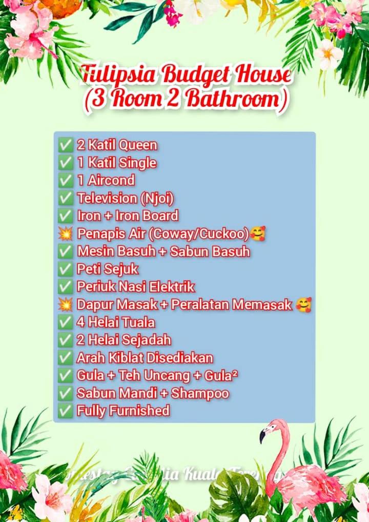 Homestay Budget Kuala Terengganu Tulipsia House