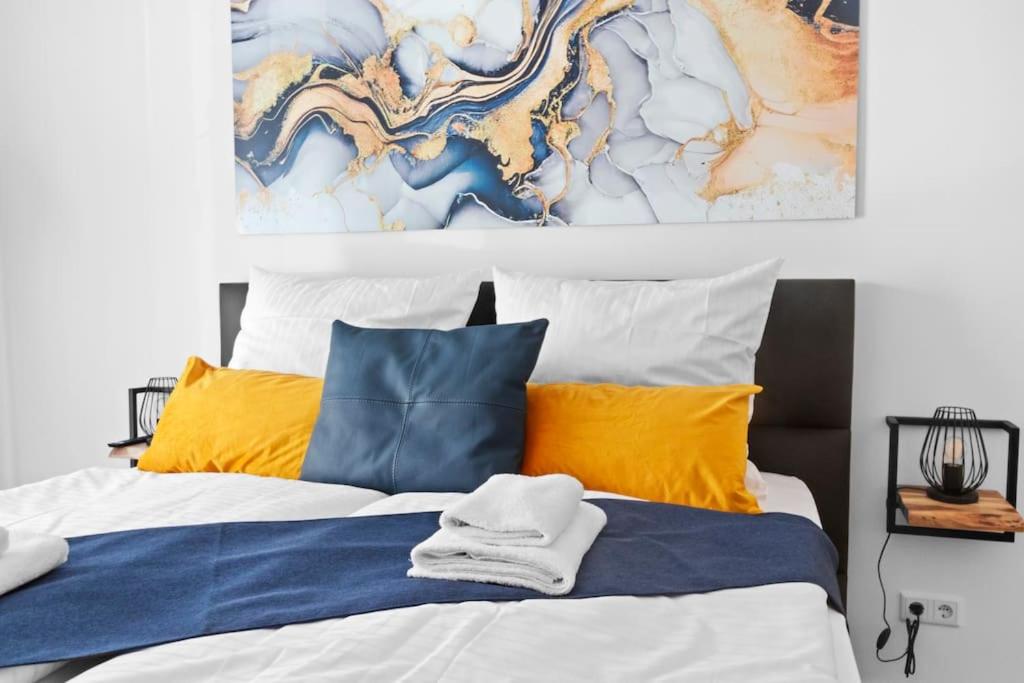 Luxus im Zentrum für 6 Personen, 3 Zimmer, Balkon, WLAN