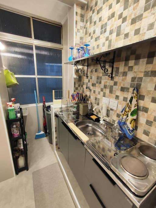 Apartamento em Santos na Beira mar com Vaga privativa e Wifi