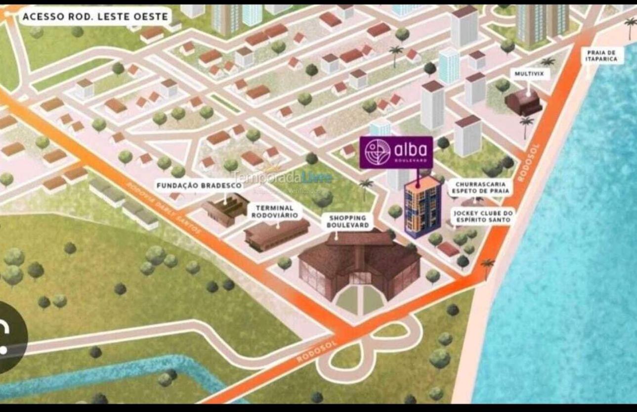 apartamento novo na praia de itaparica