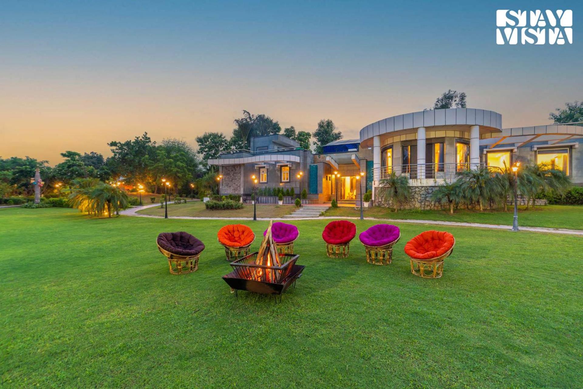 StayVista at Wandering Vines Luxury Farm Escape Sohna view 3