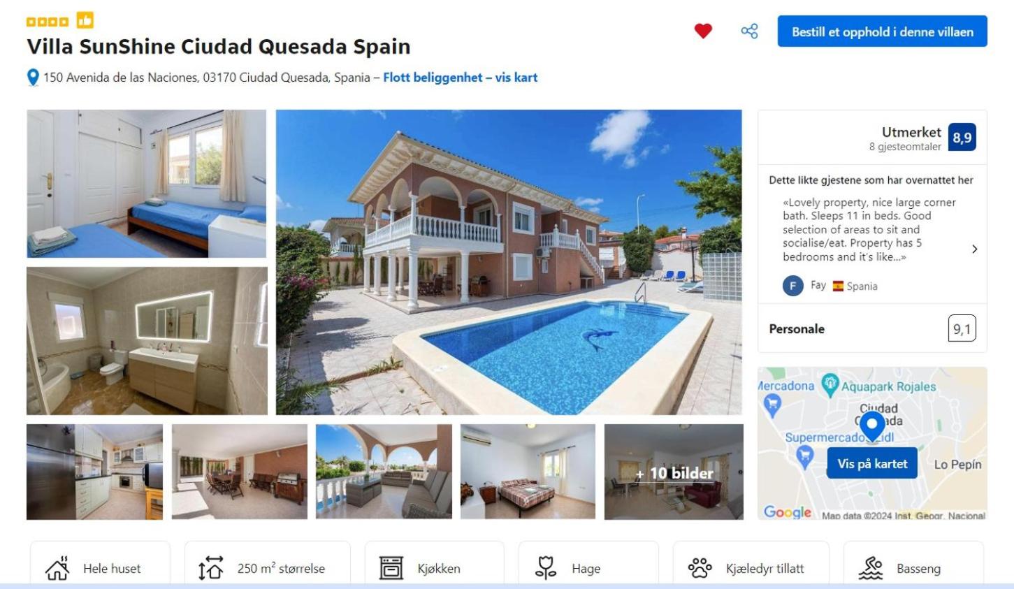 Villa SunShine Ciudad Quesada Spain