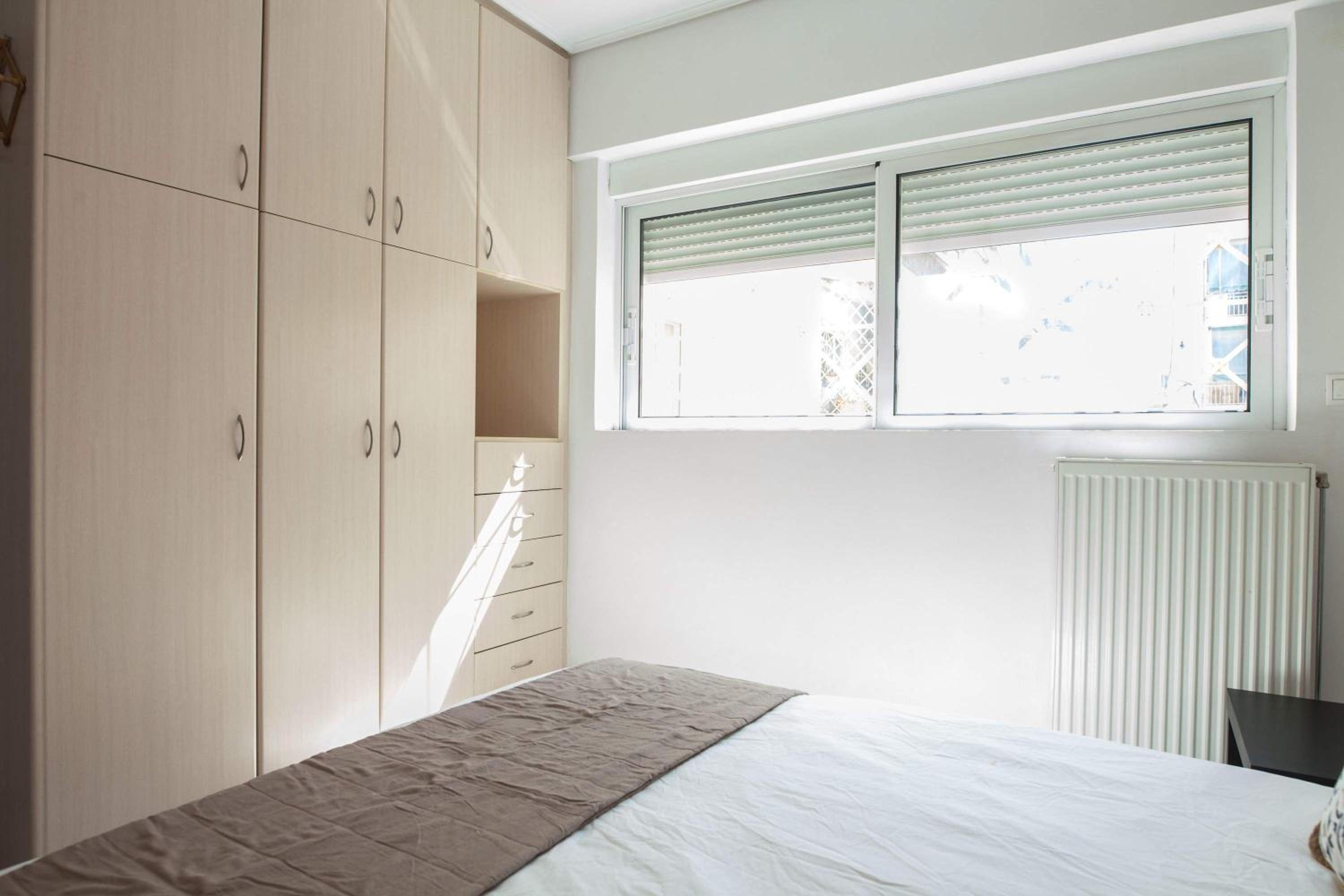 Bright 1 Bd Apt in Ampelokipoi with Balcony
