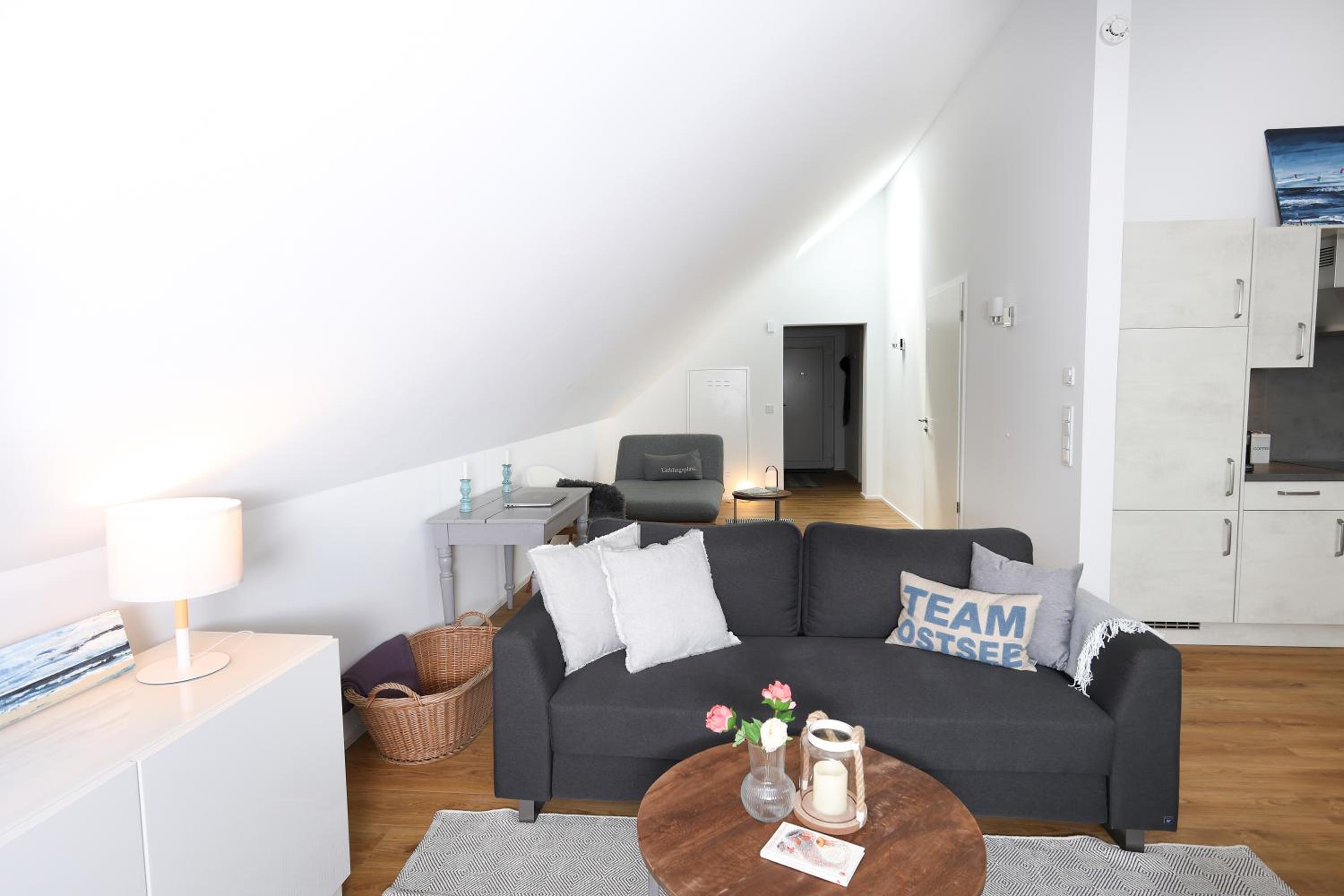 Waterkant, Loft am Hafen mit Traumblick über Hafen, Schlei und Ostsee