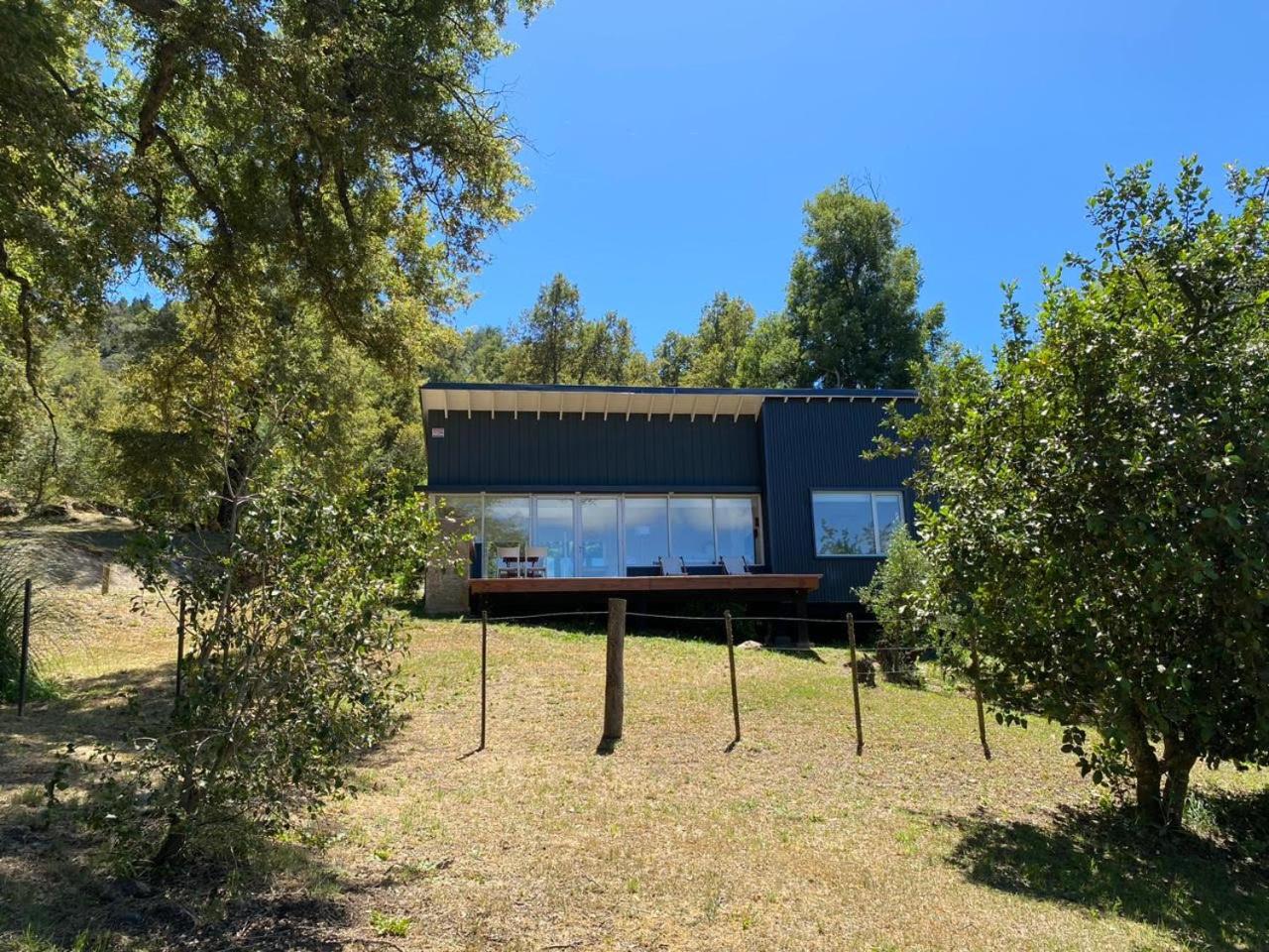 Moderna casa en el bosque
