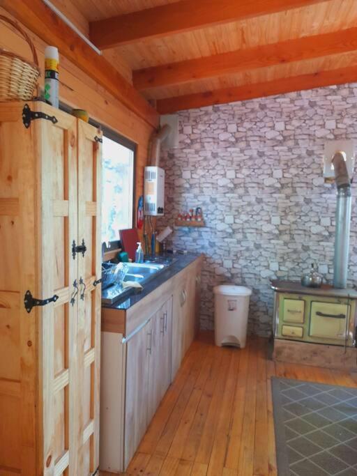 Cabaña en la cordillera