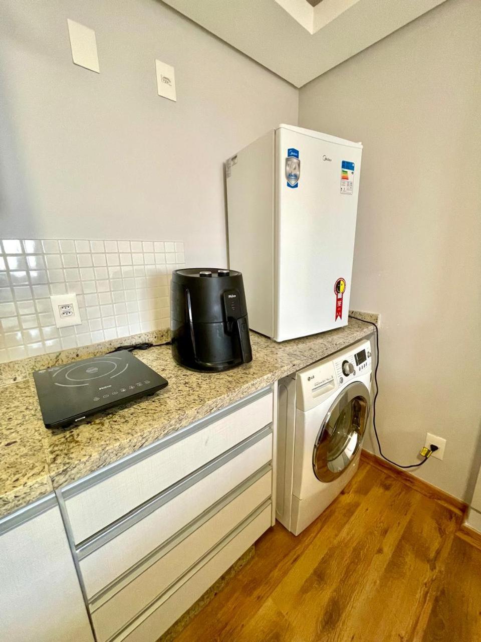 Loft Triplo com Fogão de Indução e Lava e seca