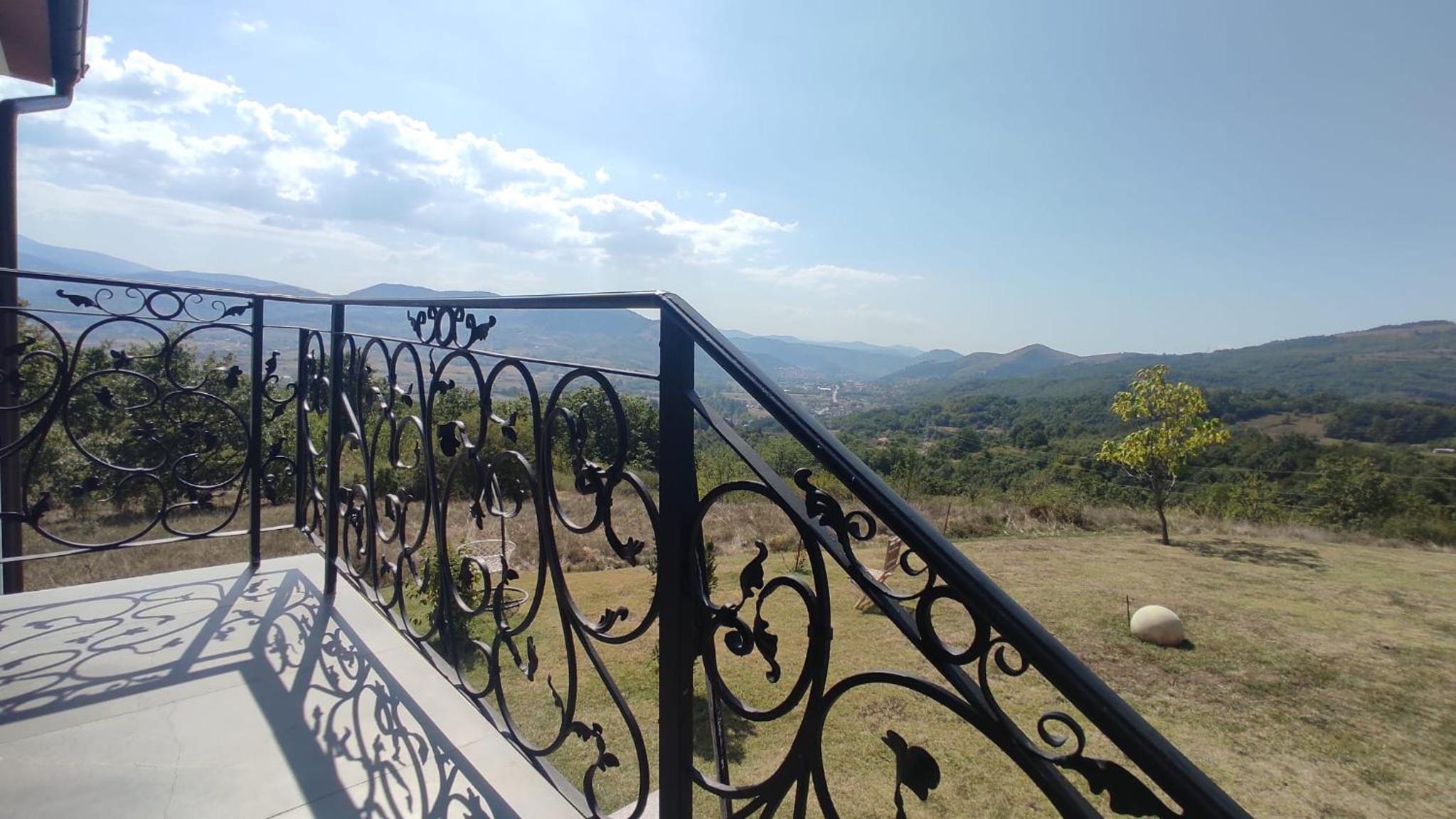 Dušanovac Panorama House - veliko dvoriste, 2 rostilja, pogled na Rasku