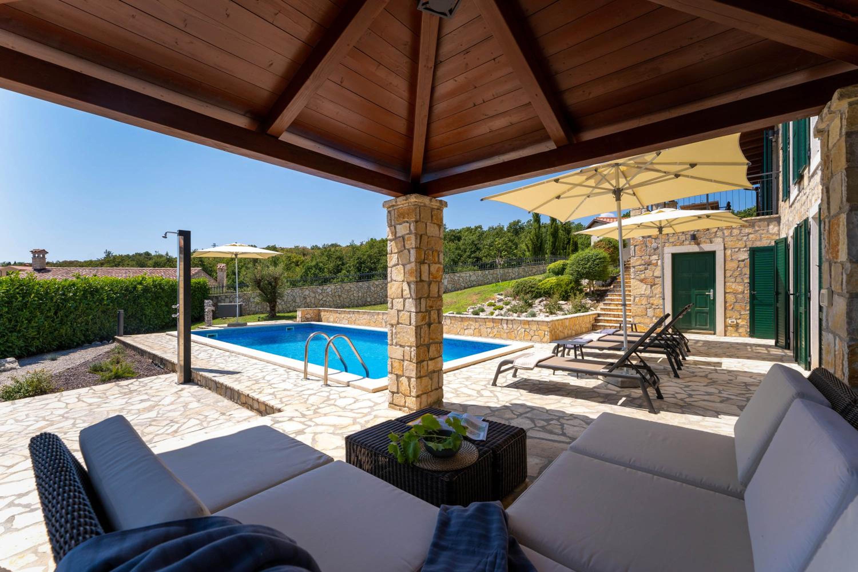 Cheerful sea view villa Franka in a quiet location view 2