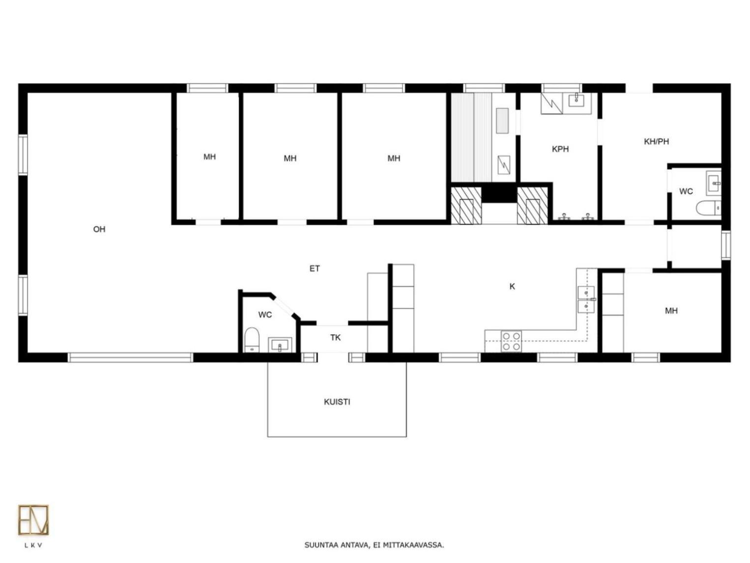 Villa Nurmenhelmi järven rannalla