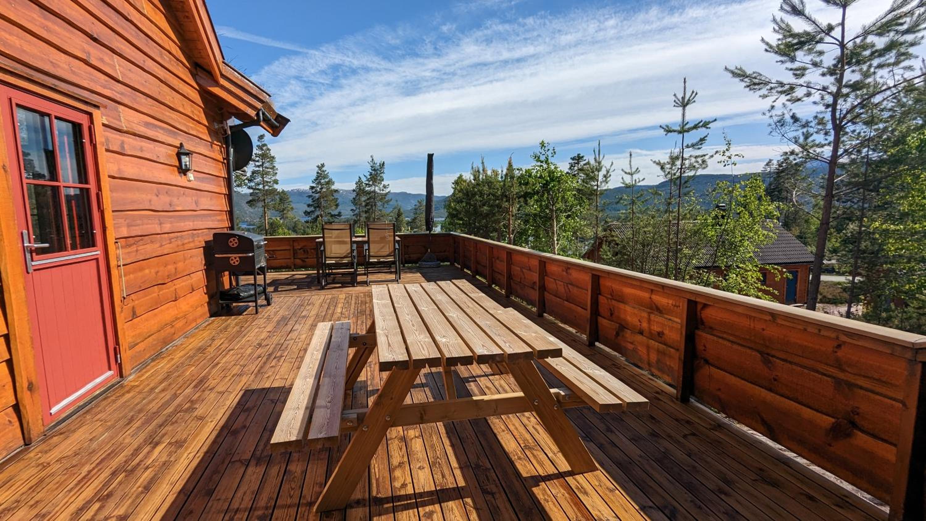 Ferienhaus in Vrådal mit Sauna, fußläufig zum Zentrum