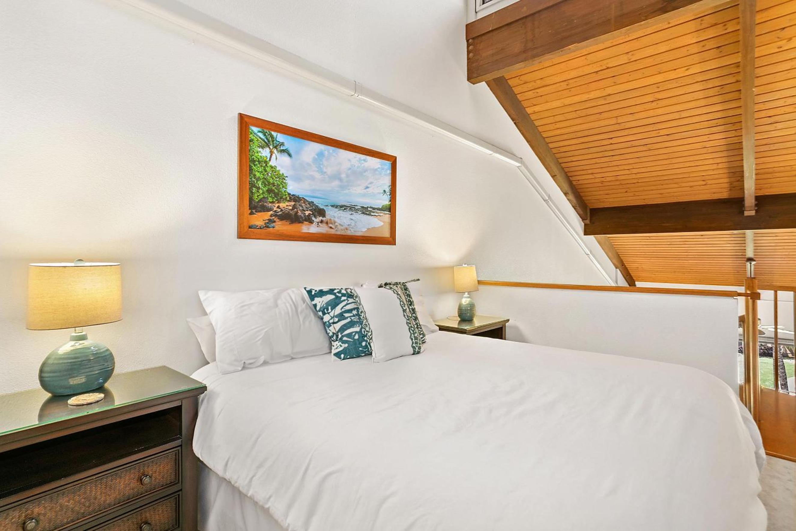 Kamaole Sands 7-406, Courtyard & Ocean Views, AC