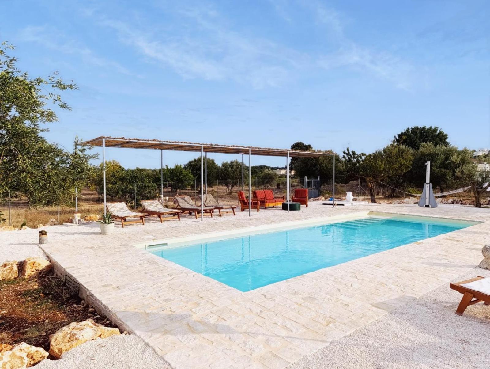 Trulli Fortunato private, heated swimming pool