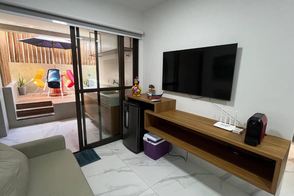 Apartamento térreo com piscina beira mar de Porto de Galinhas