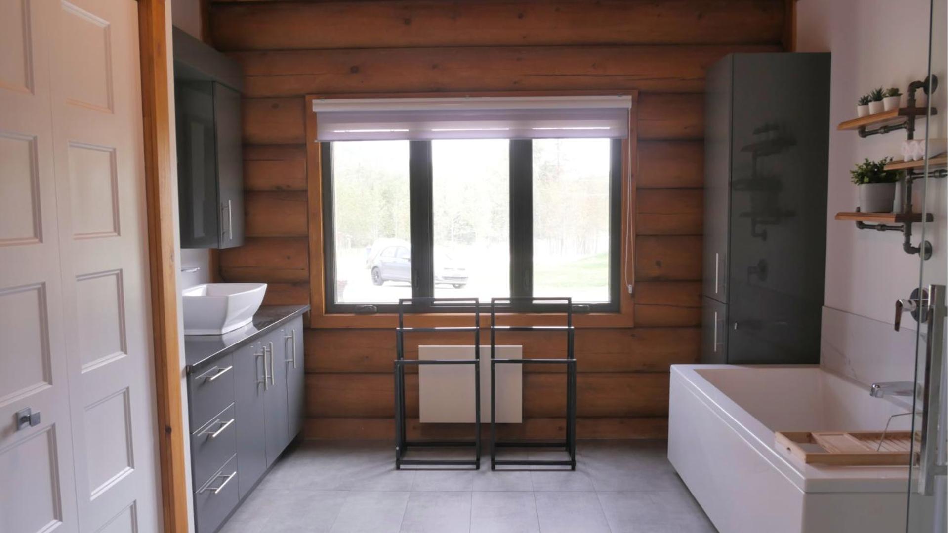 Chalet de ski luxueux au bord du lac avec SPA