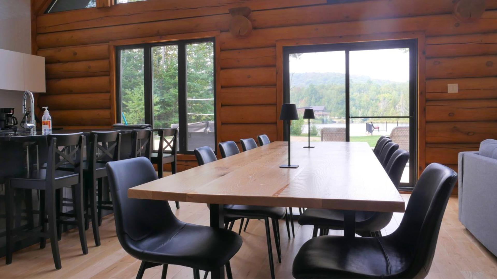 Chalet de ski luxueux au bord du lac avec SPA