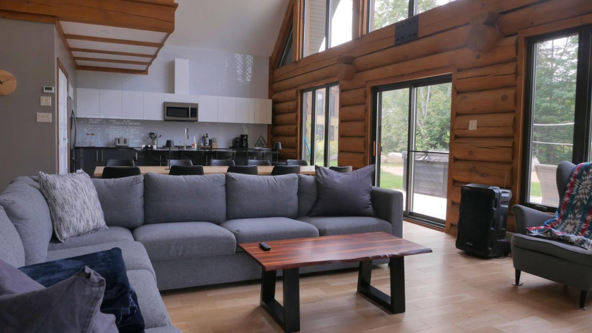 Chalet de ski luxueux au bord du lac avec SPA