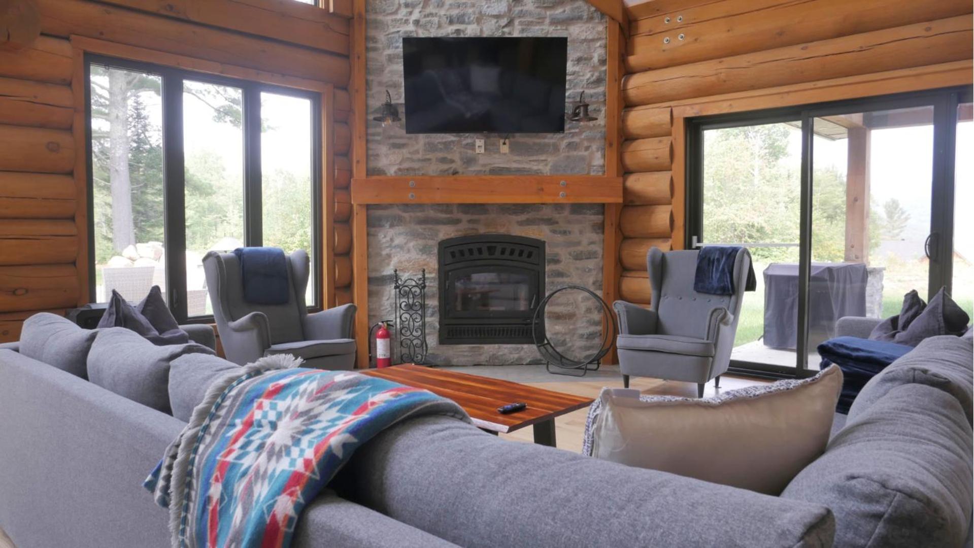 Chalet de ski luxueux au bord du lac avec SPA