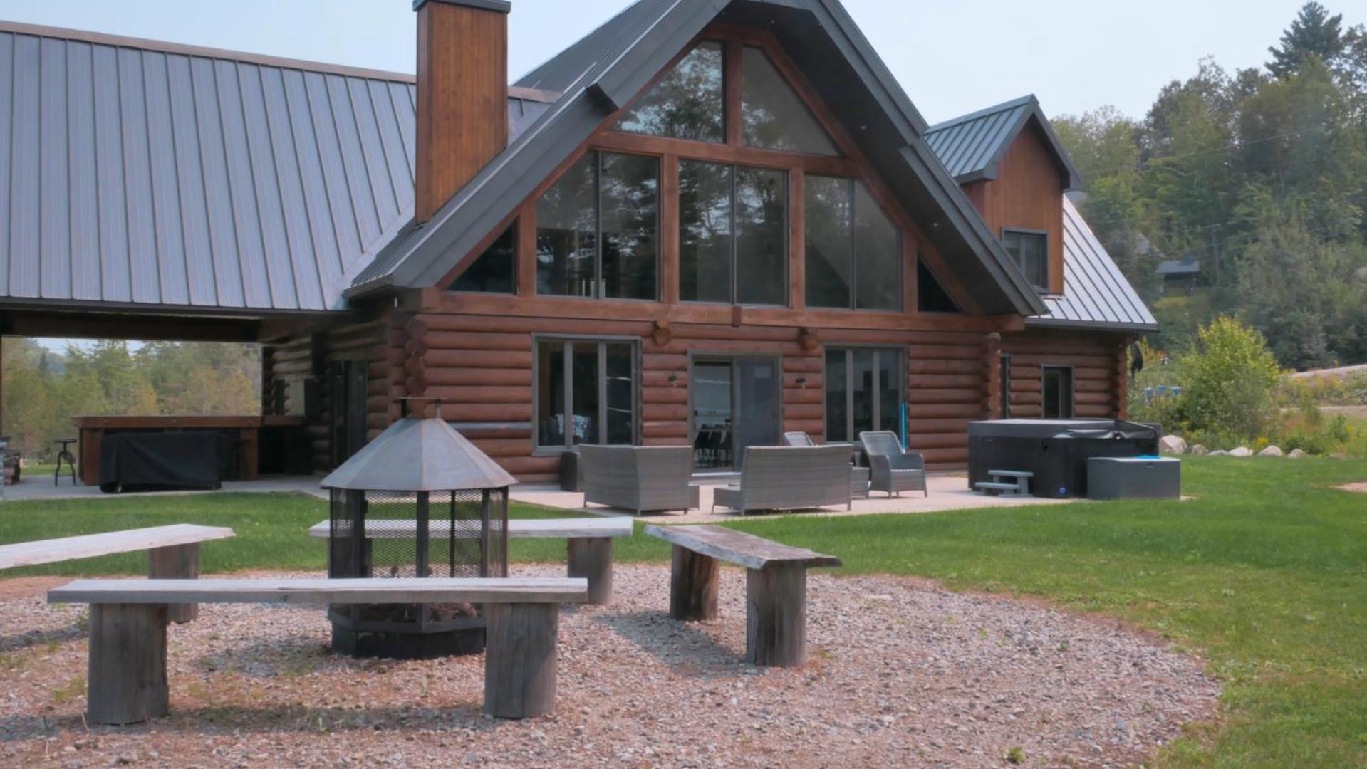 Chalet de ski luxueux au bord du lac avec SPA