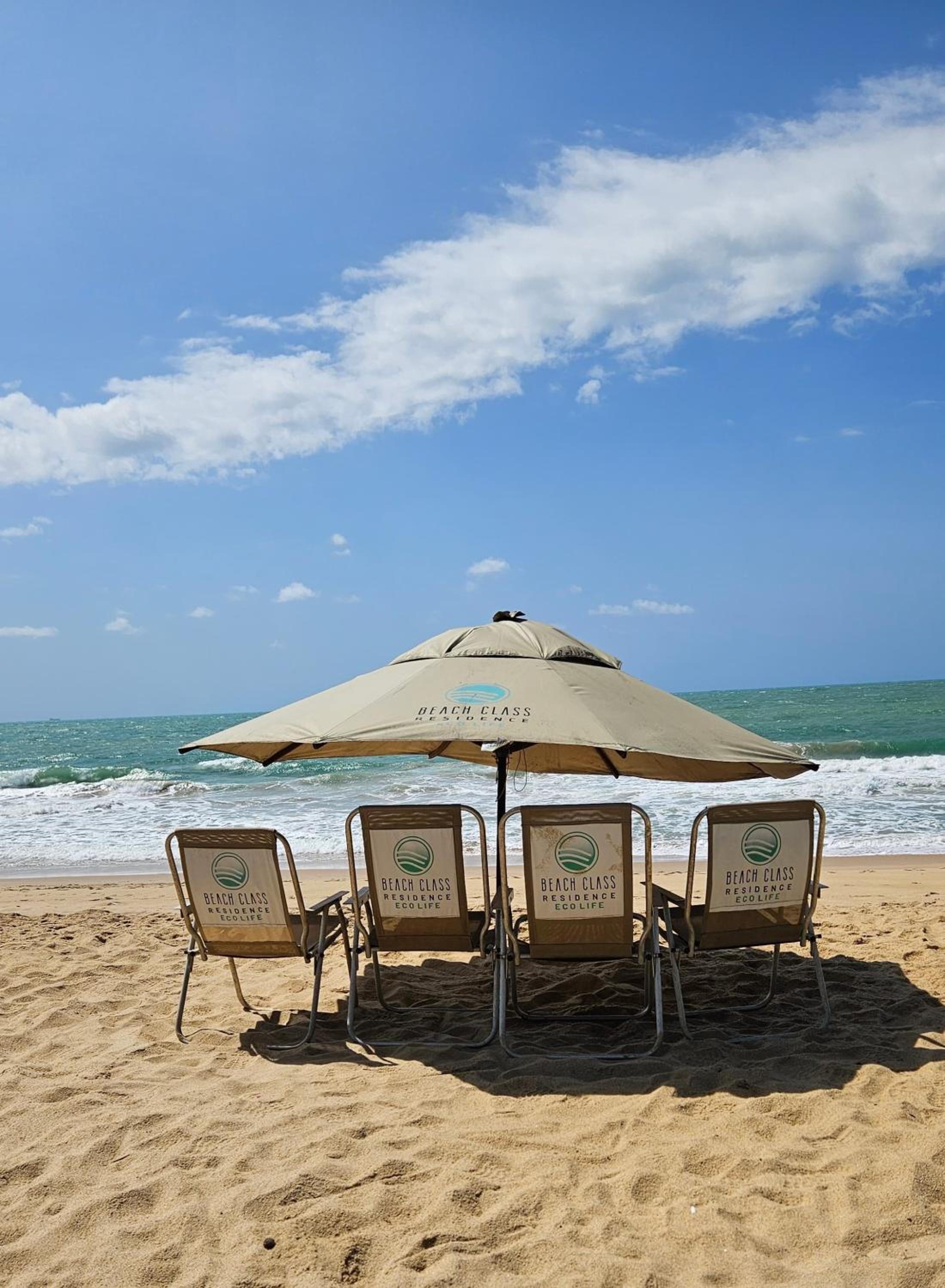 Bangalô Eco Life Beach Class Pé na Areia Muro Alto
