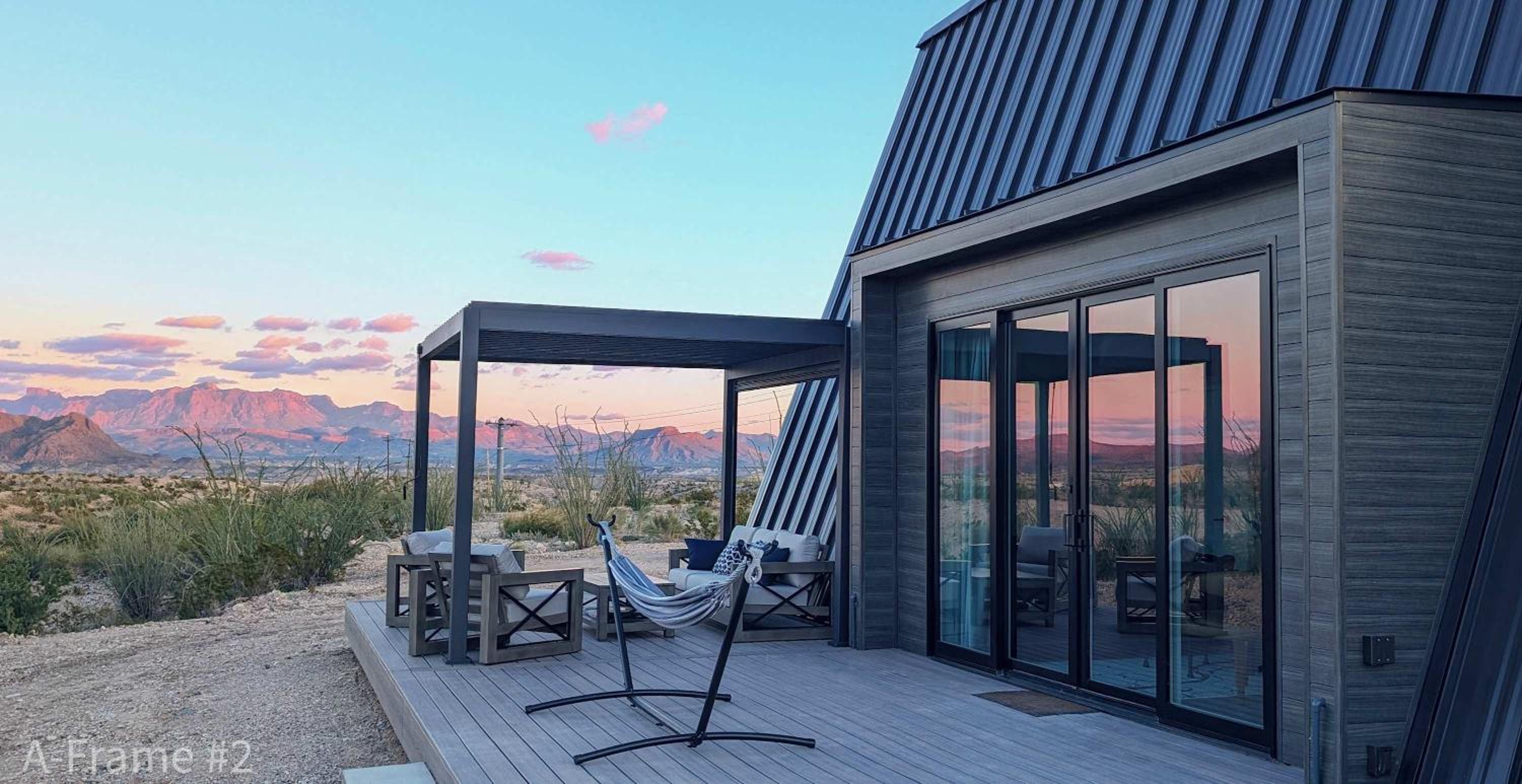 Stardust Big Bend Luxury A-Frame#10 with a fab view view 4