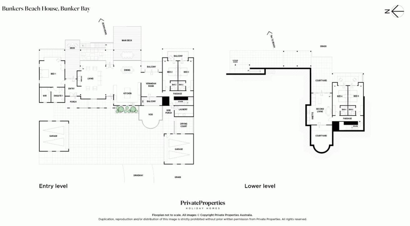 Bunkers Beach House I Private Properties