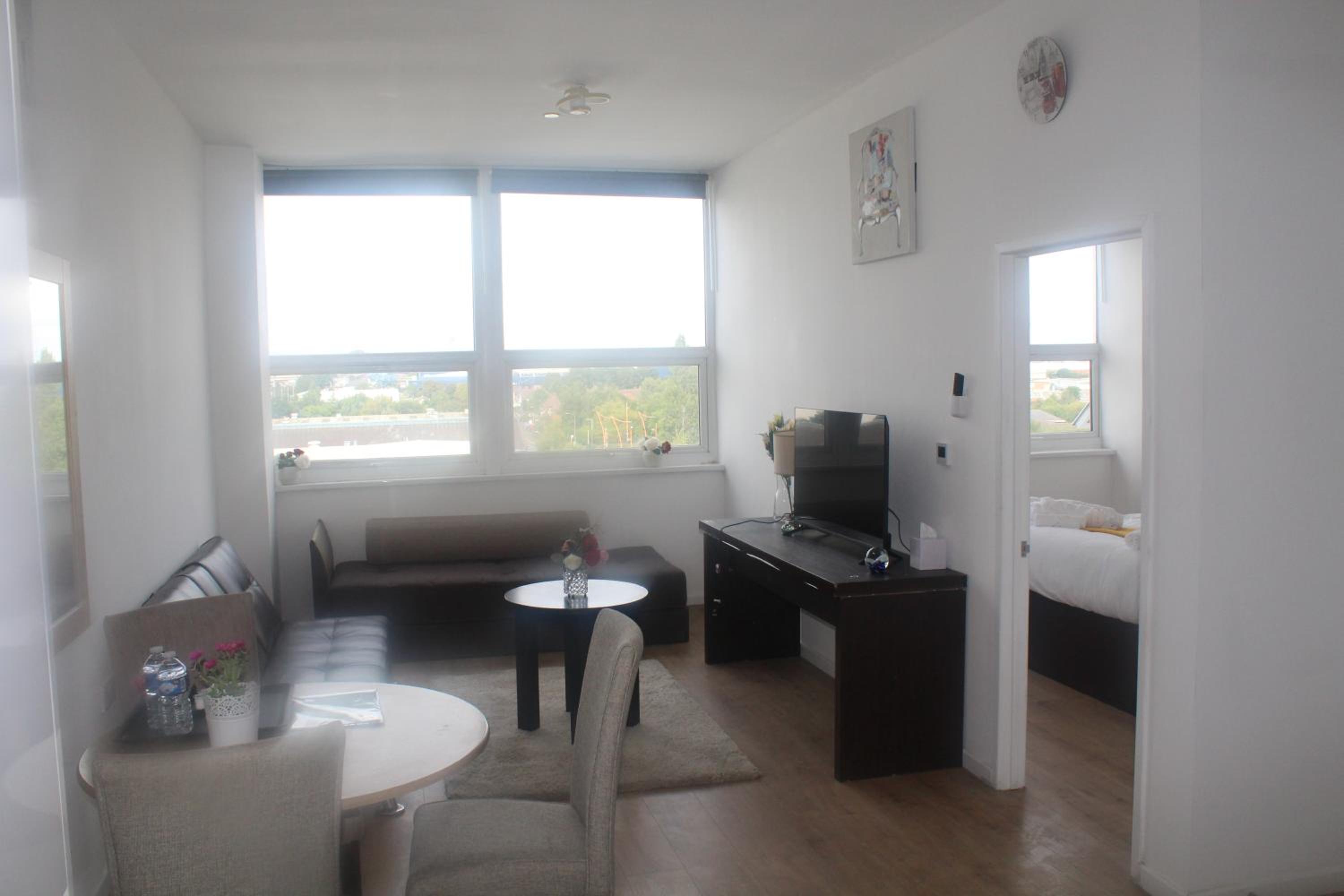 Flat 414 One bedroom apartment view 4