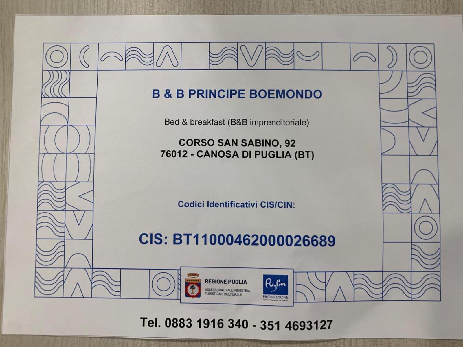 Principe Boemondo Luxury Room